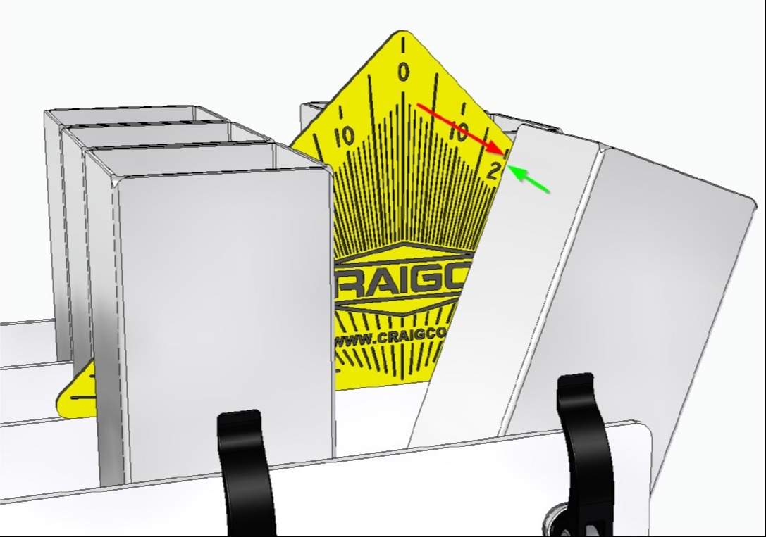 How to use the CraigCo Angle Setting Tool